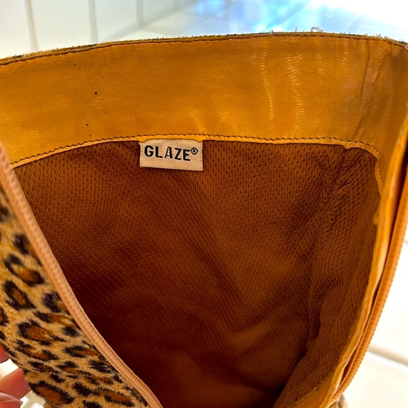 Chettah print boots sz 7.5 - Picture 3 of 3